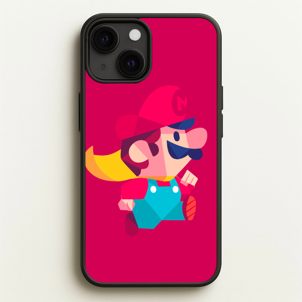 Running Mario - Mario - Mario Phone Case for iPhone 13 Mini
