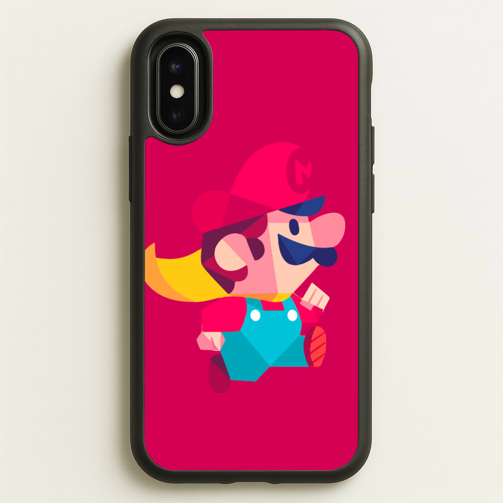 Running Mario - Mario - Mario Phone Case for iPhone X / XS