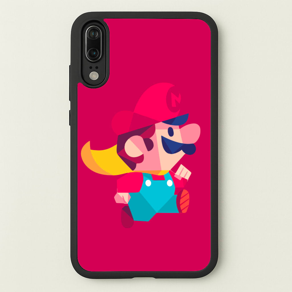 Running Mario - Mario - Mario Phone Case for Huawei P20