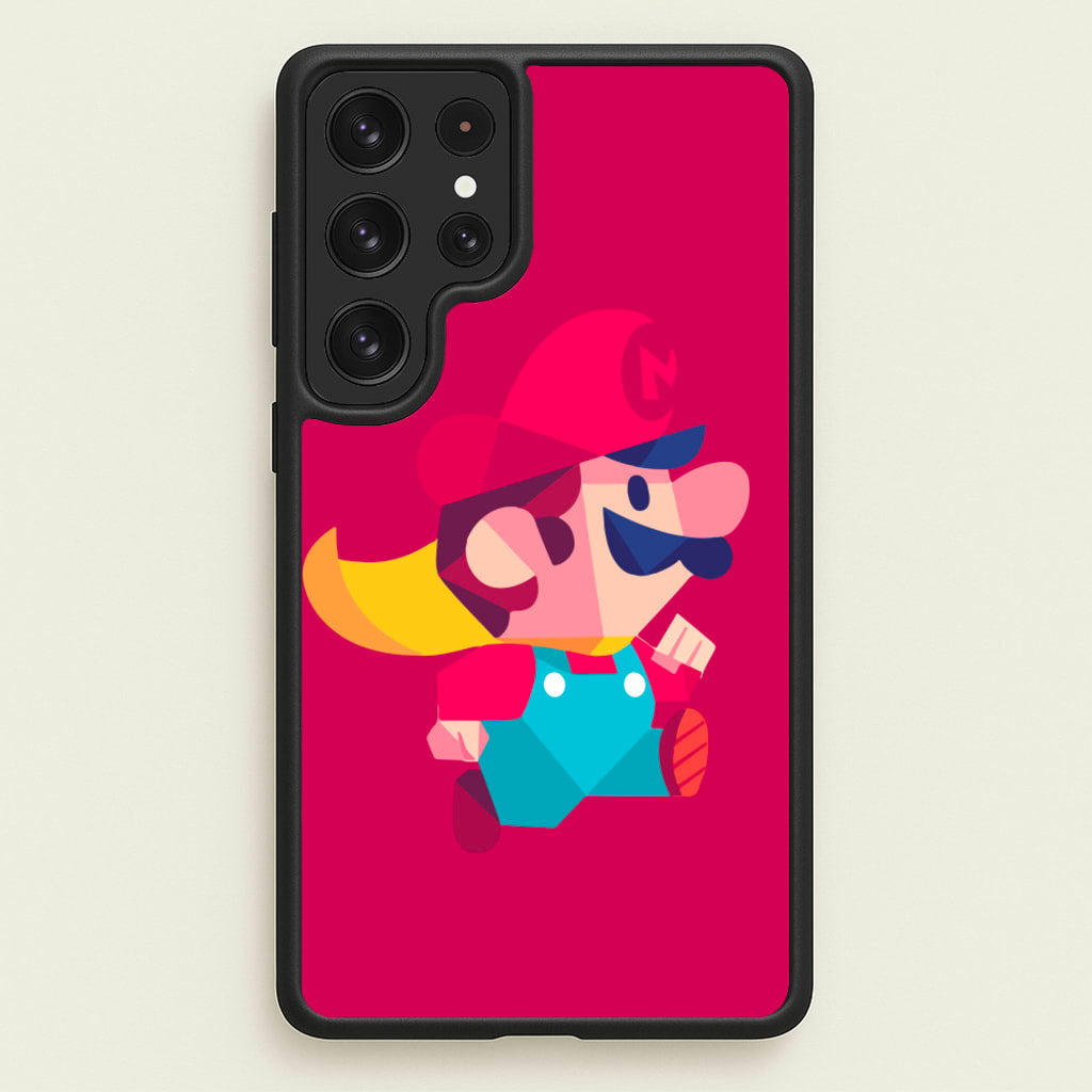 Running Mario - Mario - Mario Phone Case for Galaxy S22 Ultra