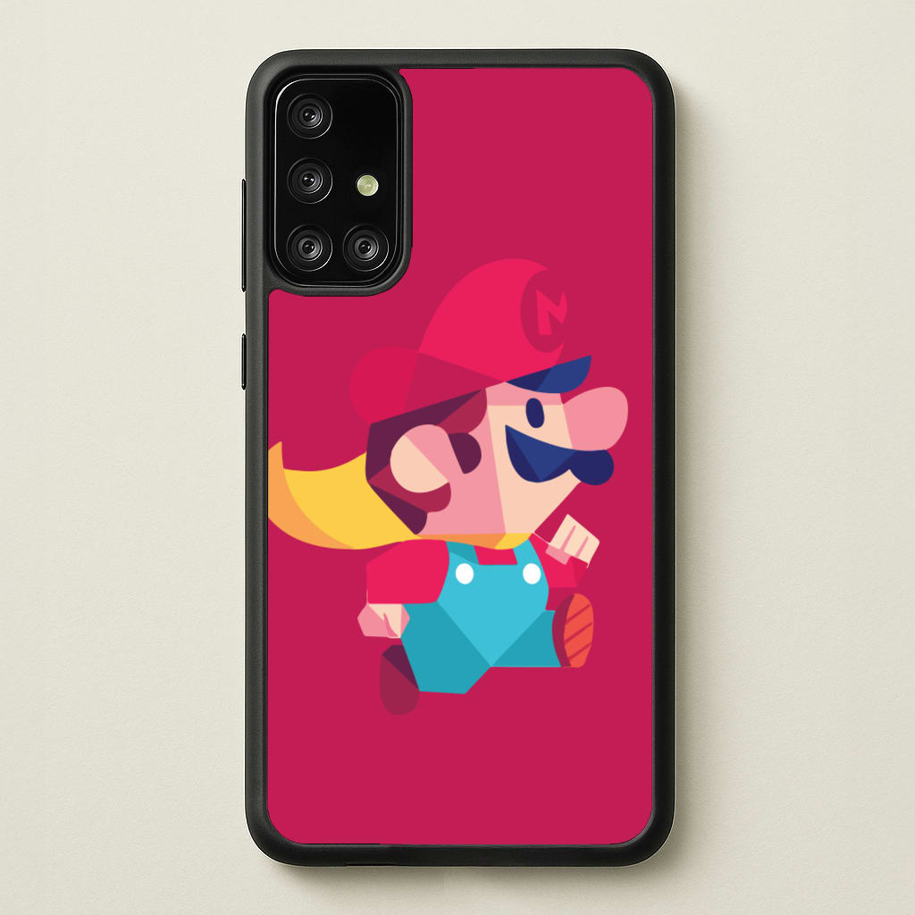 Running Mario - Mario - Mario Phone Case for Galaxy A71