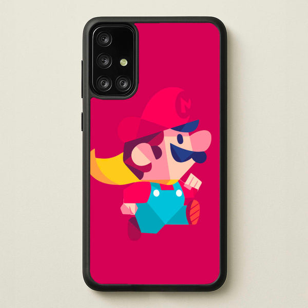Running Mario - Mario - Mario Phone Case for Galaxy A71