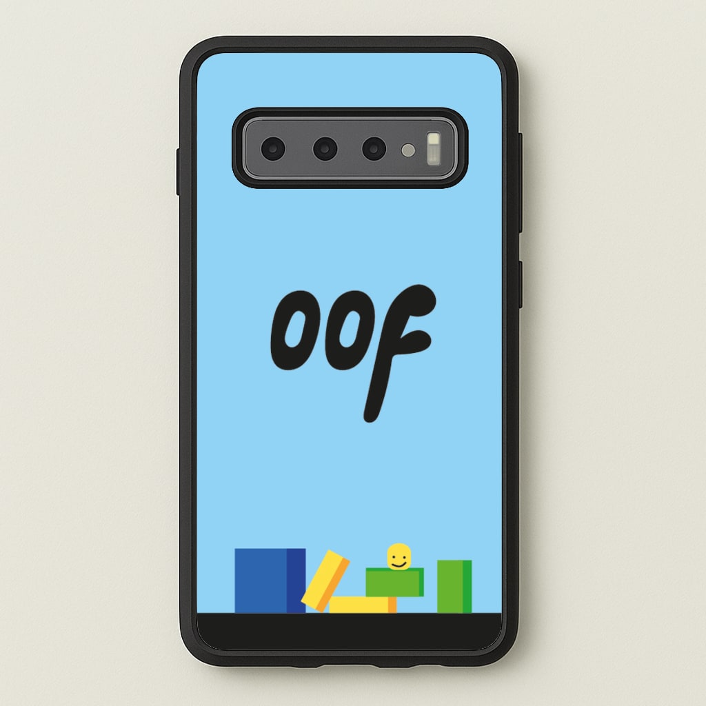 Oof - Roblox Phone Case for Galaxy S10 Plus