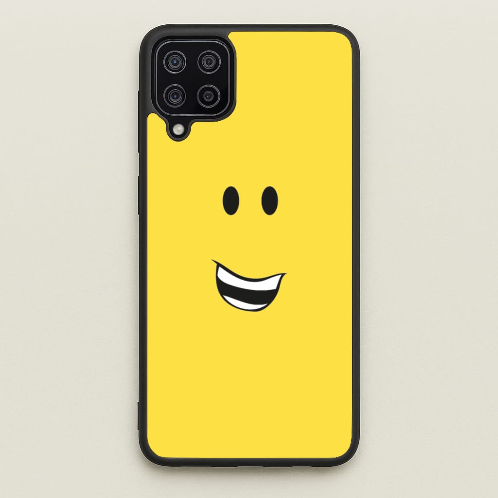 Yellow Face - Roblox Phone Case for Galaxy A12