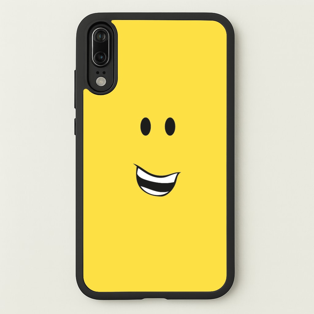 Yellow Face - Roblox Phone Case for Huawei P20