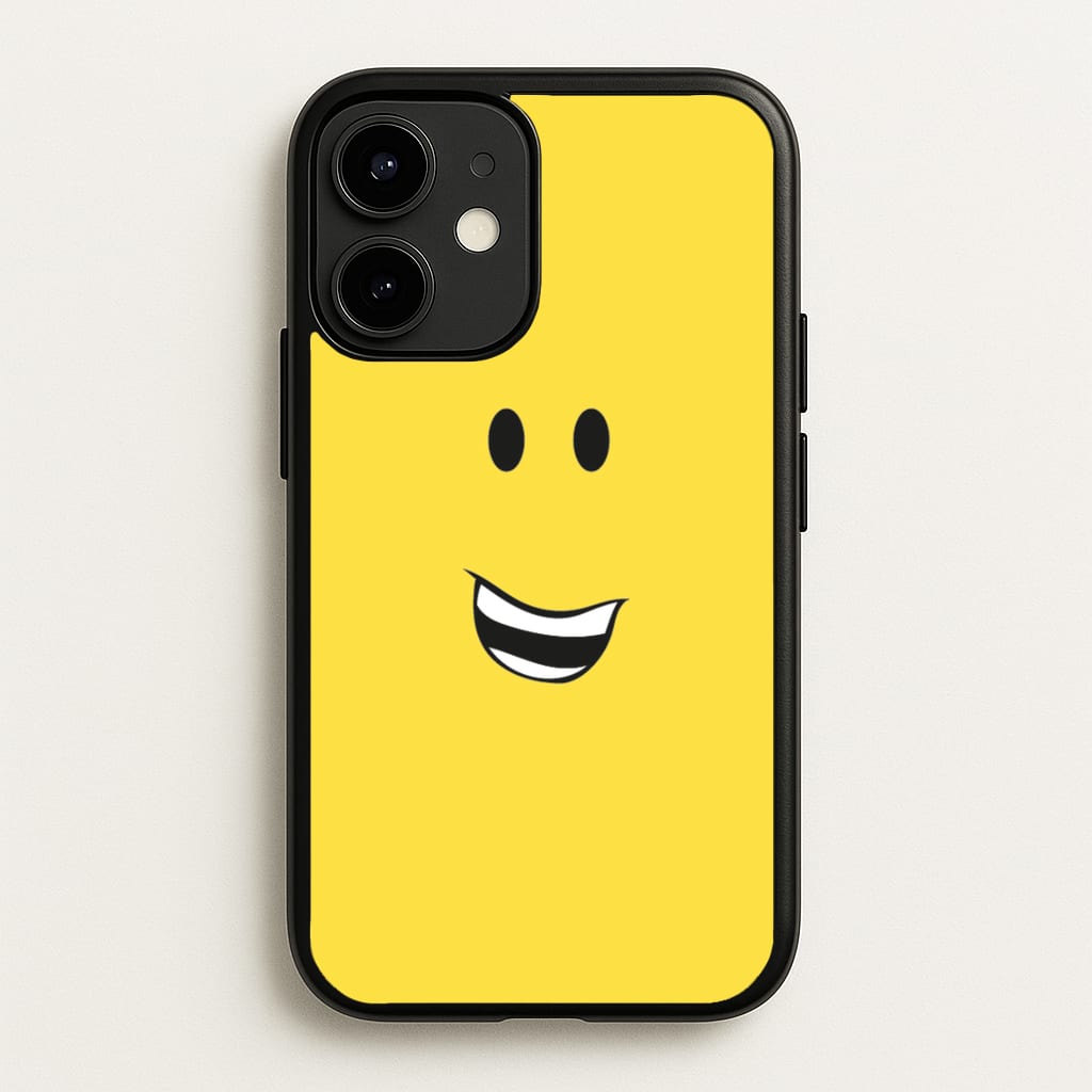 Yellow Face - Roblox Phone Case for iPhone 12 Mini