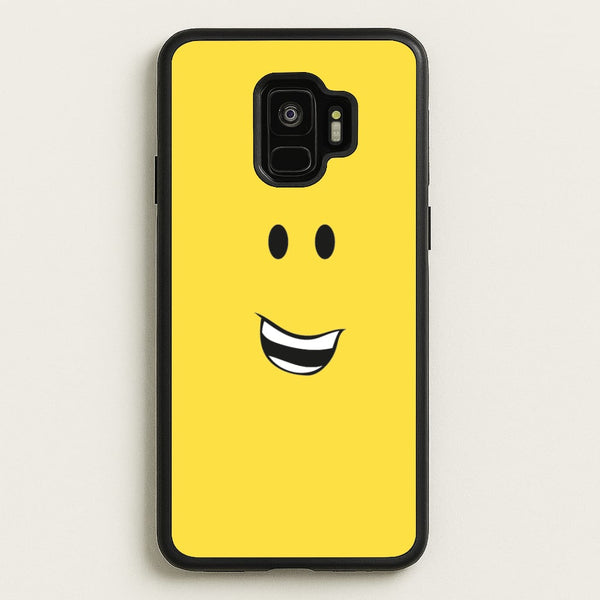 Yellow Face - Roblox Phone Case for Galaxy S9