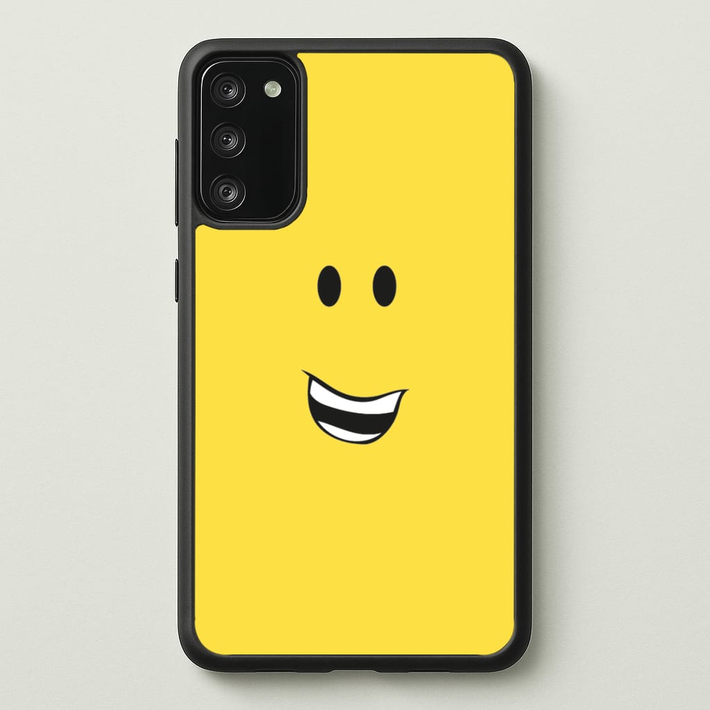 Yellow Face - Roblox Phone Case for Galaxy S20FE