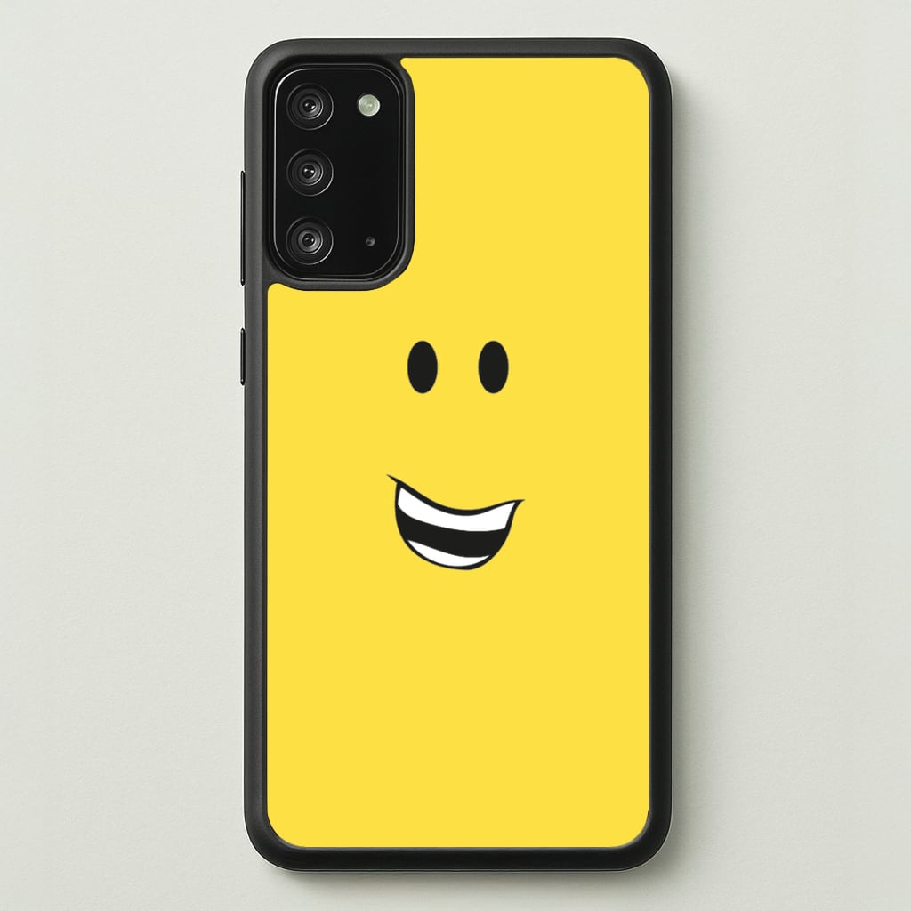 Yellow Face - Roblox Phone Case for Galaxy Note 20