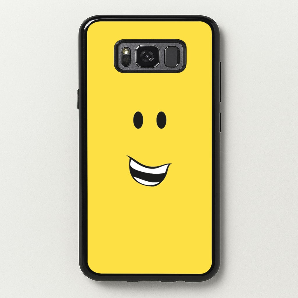 Yellow Face - Roblox Phone Case for Galaxy S8
