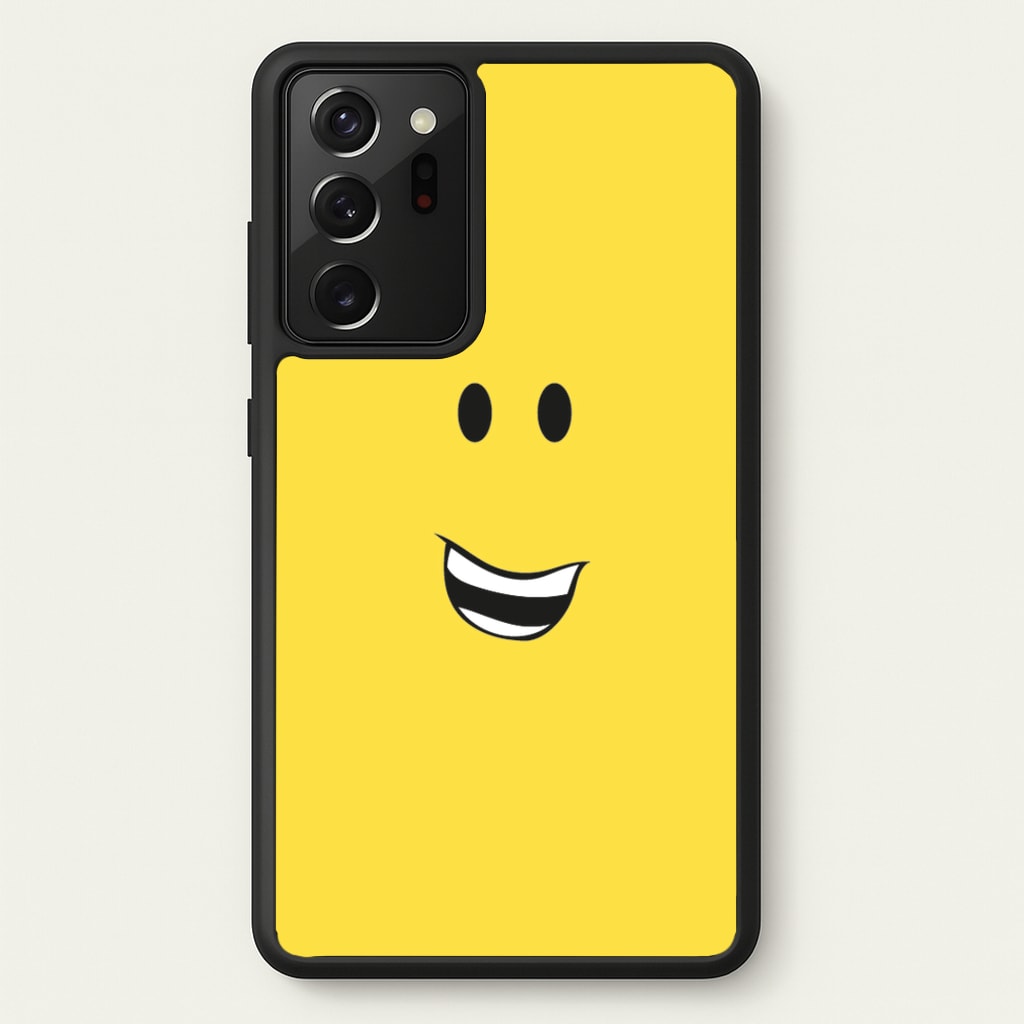 Yellow Face - Roblox Phone Case for Galaxy Note 20 Ultra