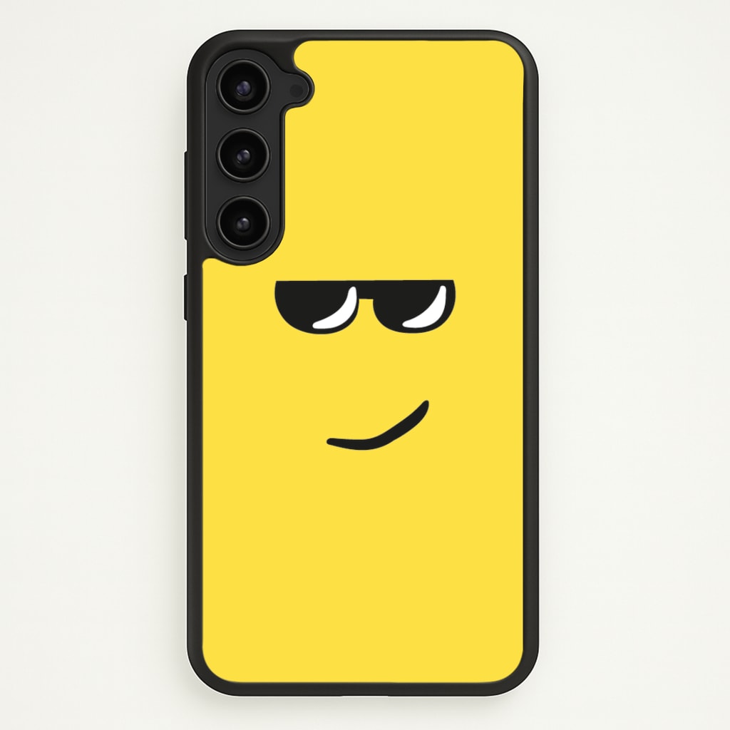 Yellow Face Shades - Roblox Phone Case for Galaxy S23