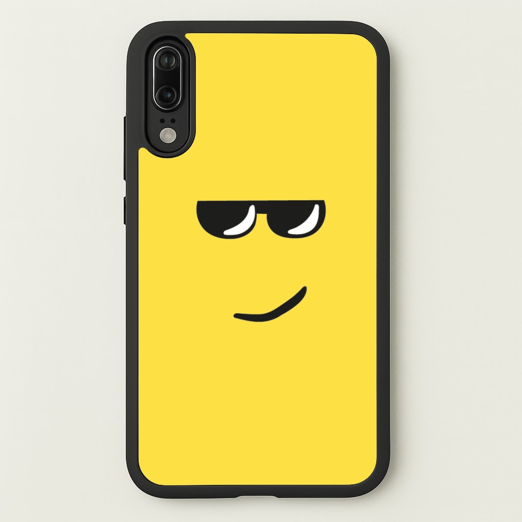 Yellow Face Shades - Roblox Phone Case for Huawei P20