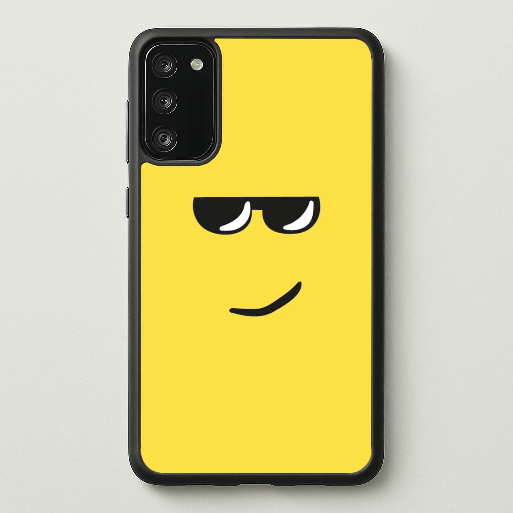 Yellow Face Shades - Roblox Phone Case for Galaxy S20