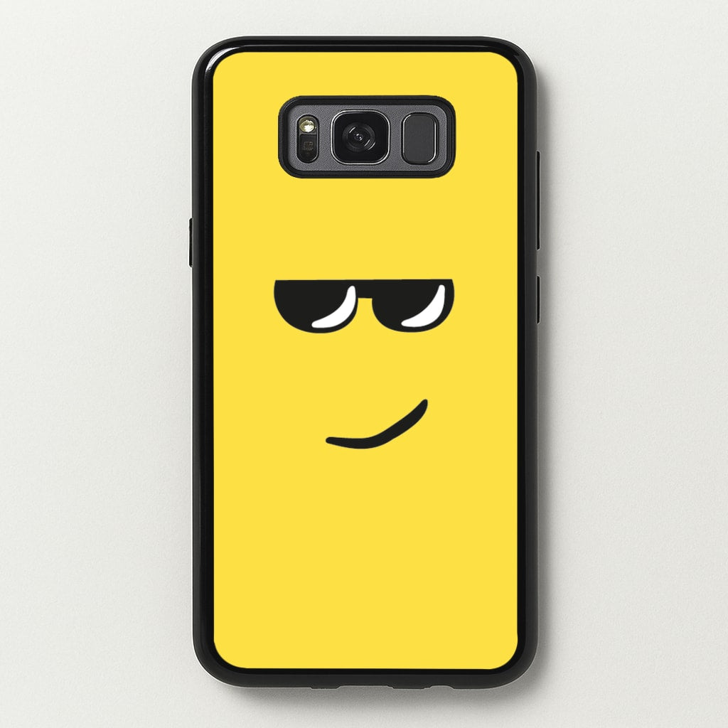 Yellow Face Shades - Roblox Phone Case for Galaxy S8