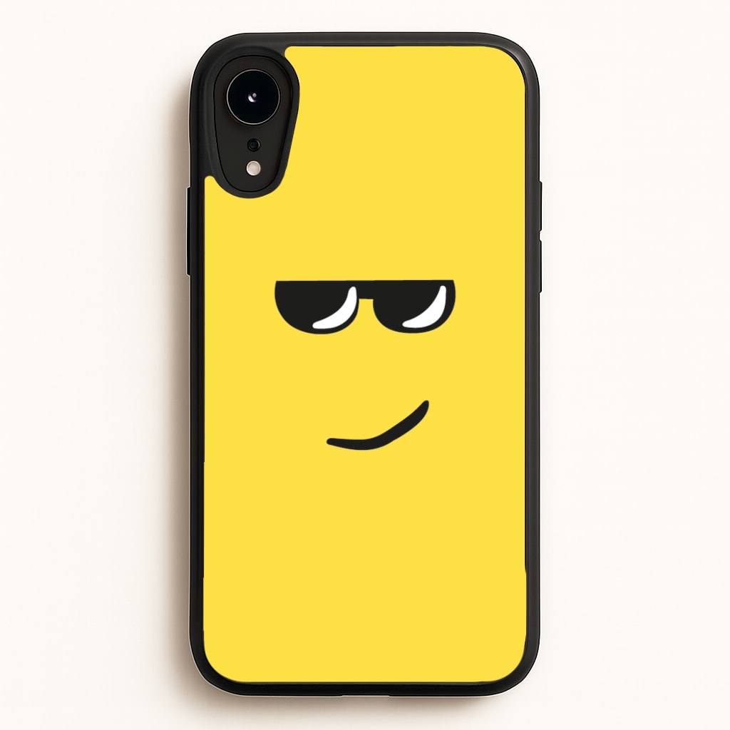 Yellow Face Shades - Roblox Phone Case for iPhone XR