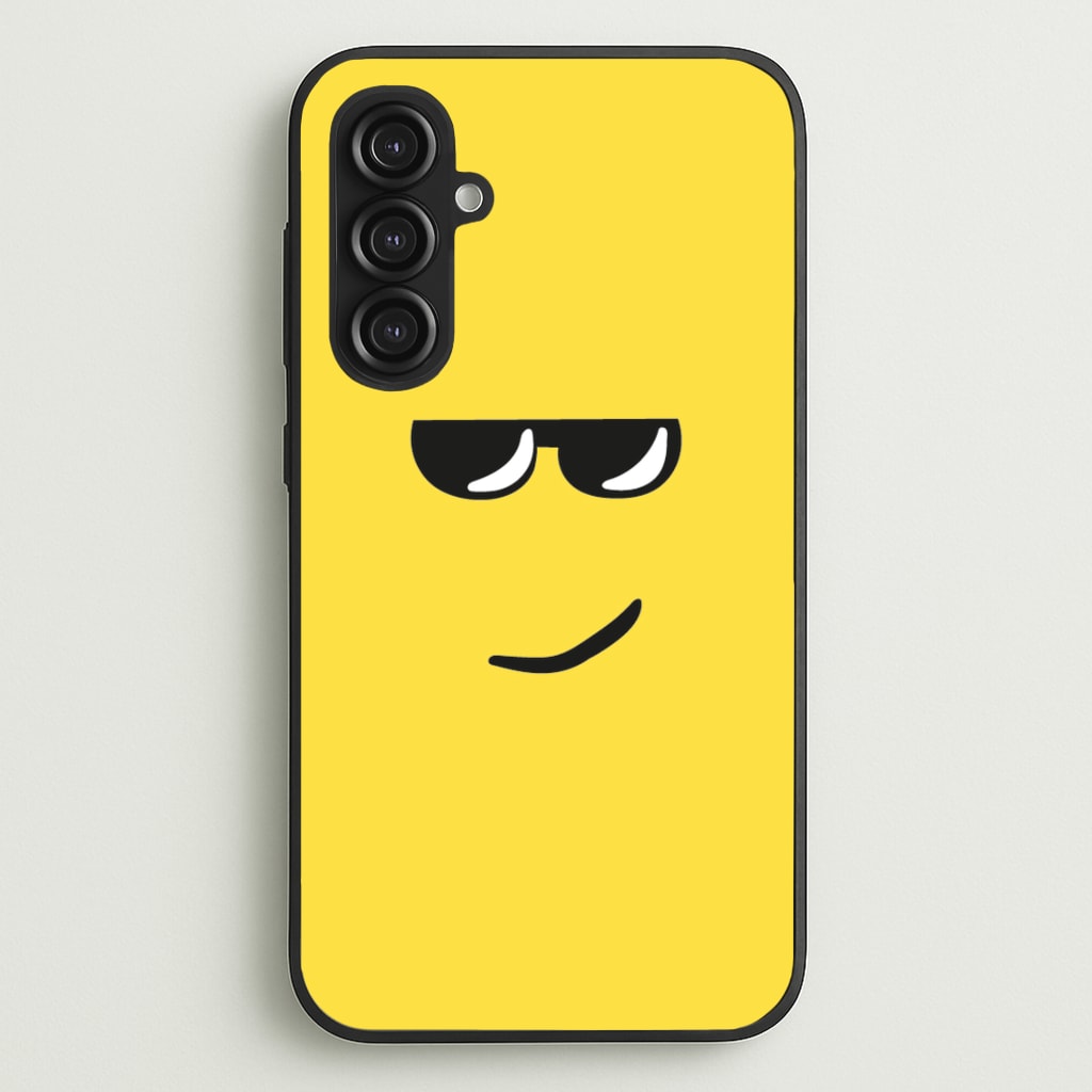 Yellow Face Shades - Roblox Phone Case for Galaxy S23FE