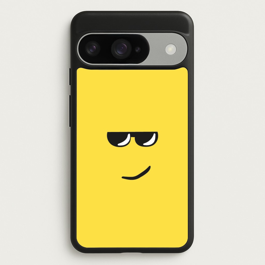Yellow Face Shades Phone Case for Google Pixel 10 / 10 Pro