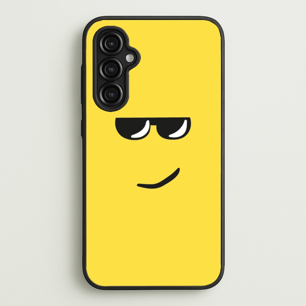 Yellow Face Shades - Roblox Phone Case for Galaxy A14
