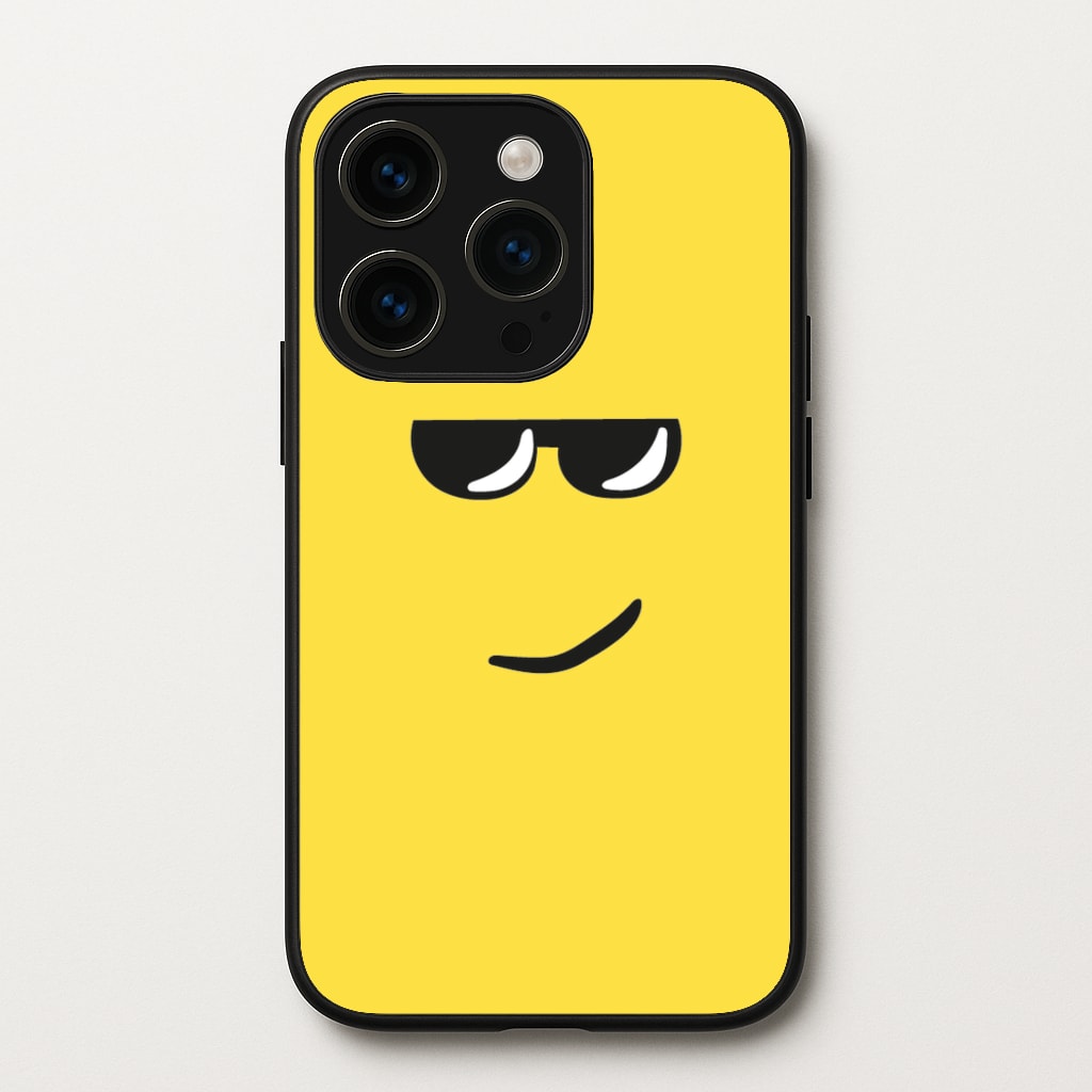 Yellow Face Shades - Roblox Phone Case for iPhone 15 Pro