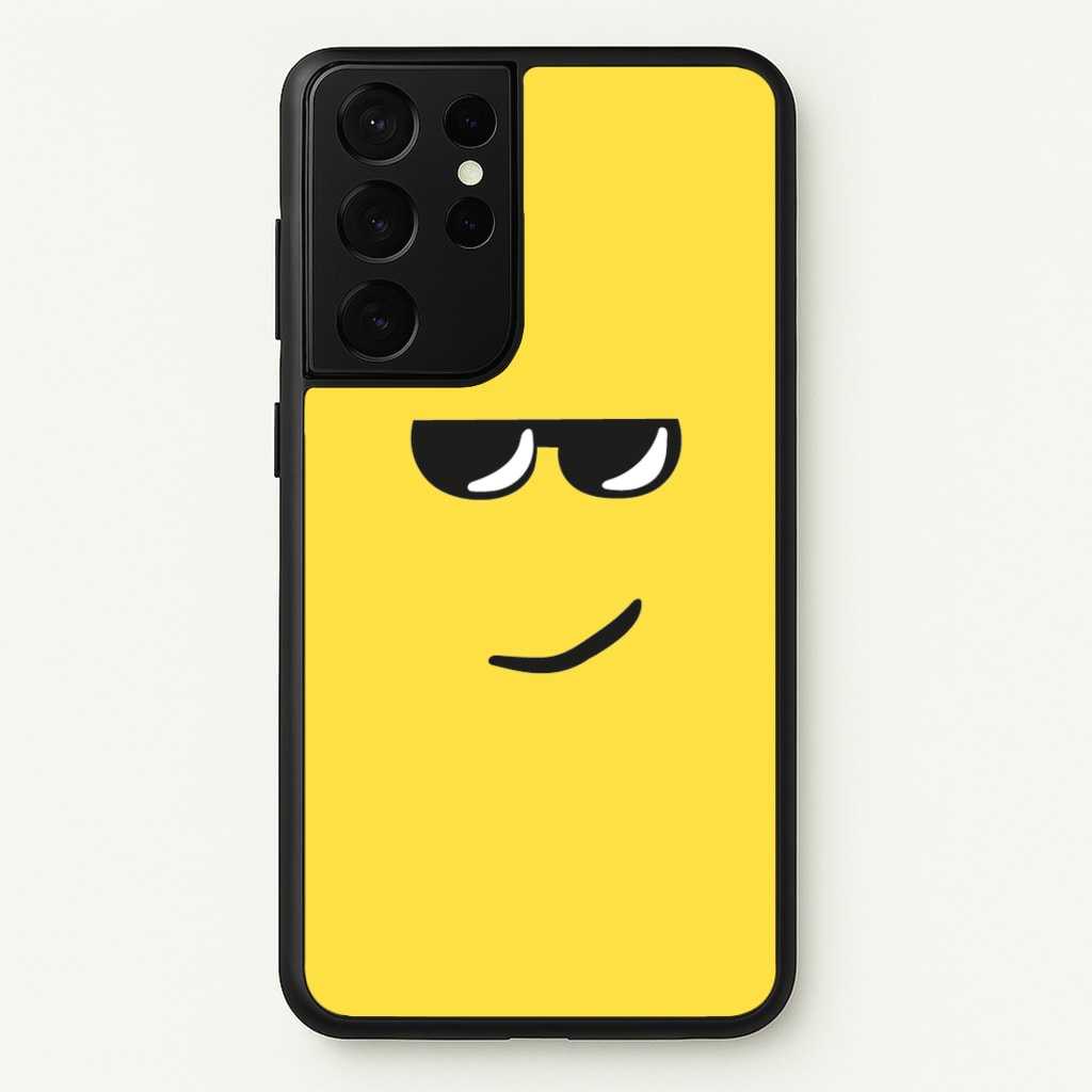 Yellow Face Shades - Roblox Phone Case for Galaxy S21 Ultra