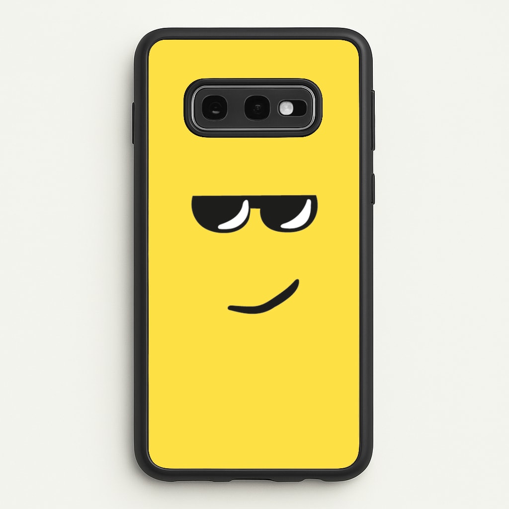 Yellow Face Shades - Roblox Phone Case for Galaxy S10e