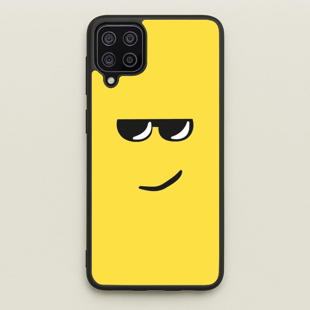 Yellow Face Shades - Roblox Phone Case for Galaxy A12