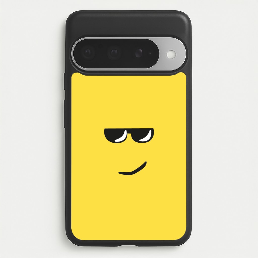 Yellow Face Shades Phone Case for Google Pixel 10 Pro XL