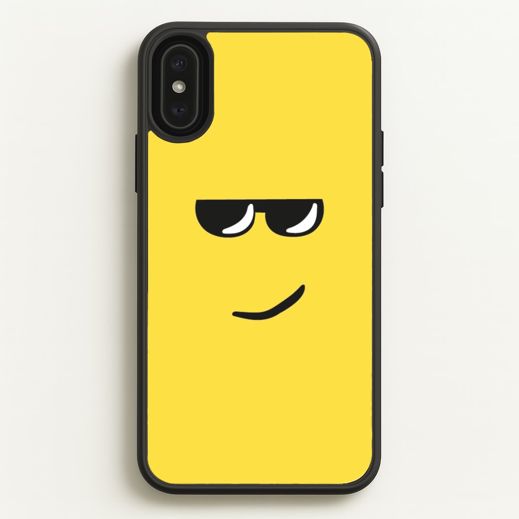 Yellow Face Shades - Roblox Phone Case for iPhone XS Max
