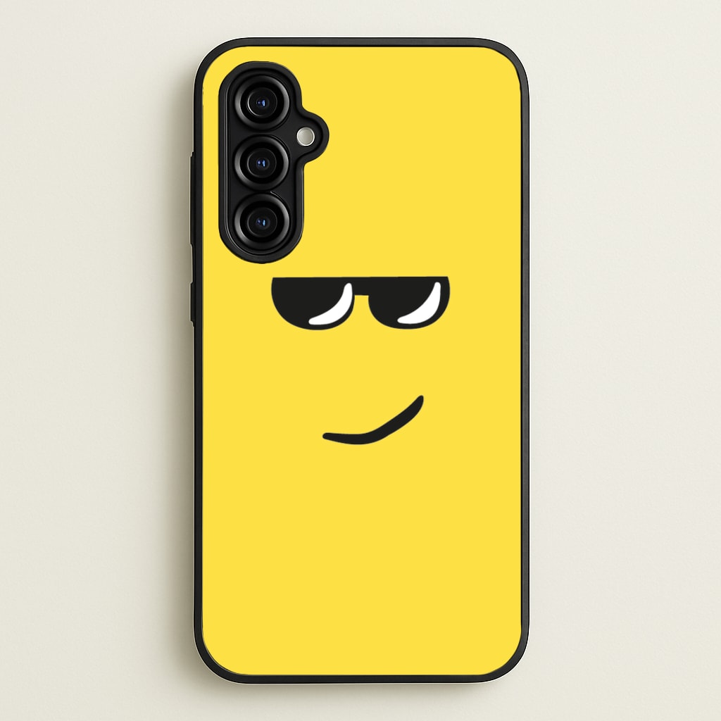Yellow Face Shades - Roblox Phone Case for Galaxy A54