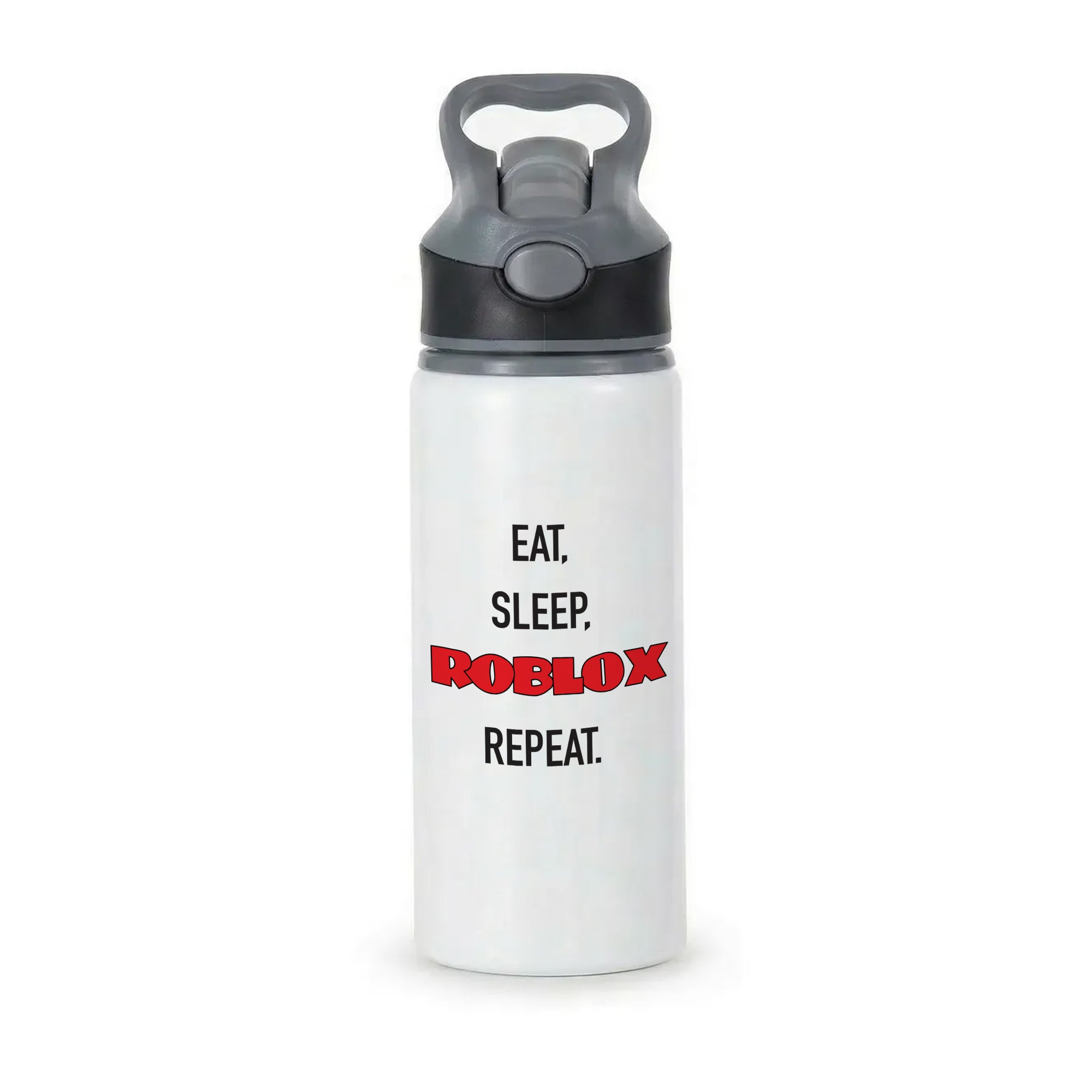 Eat, sleep, repeat Active Water Bottle - Black