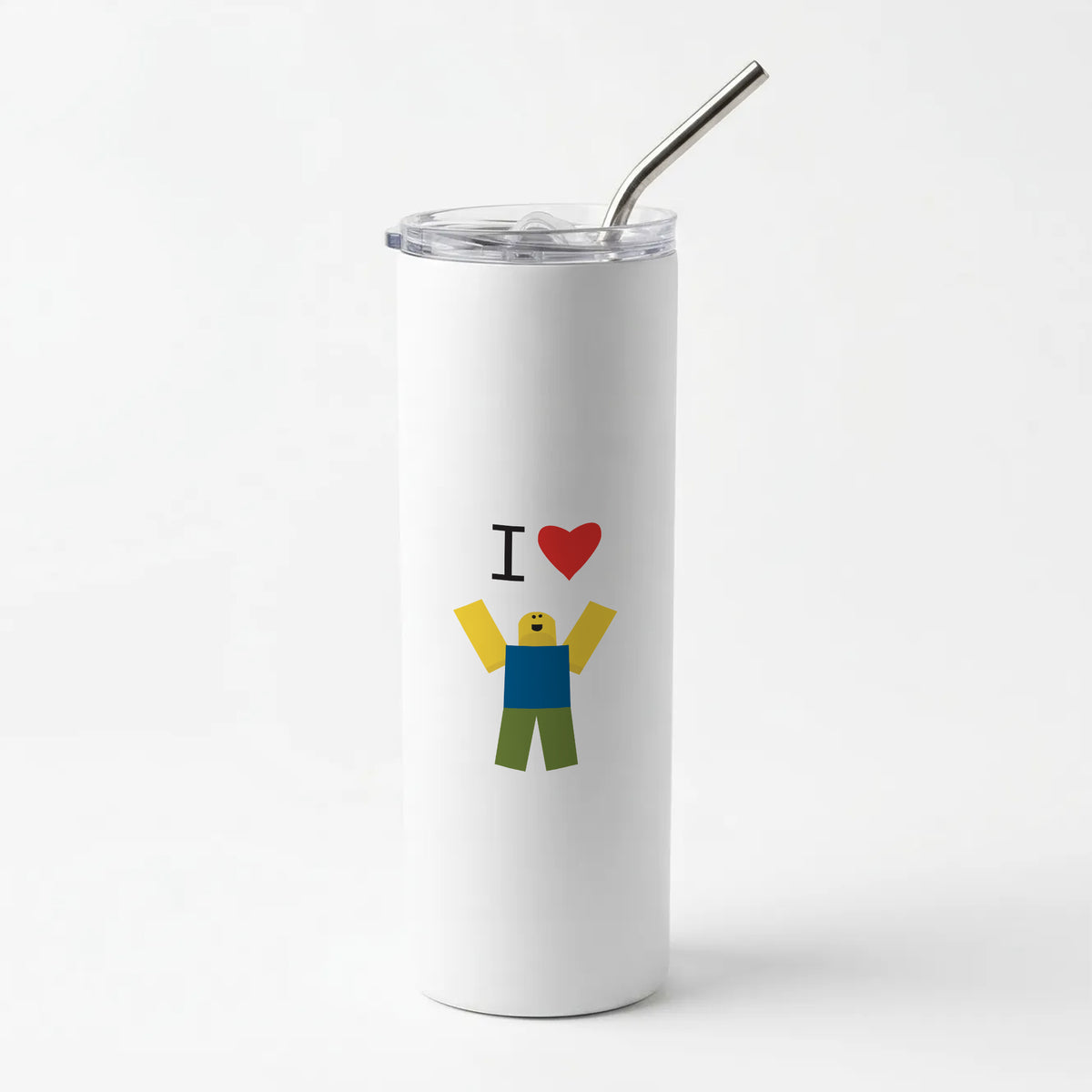 I love Blox Gaming Skinny Tumbler