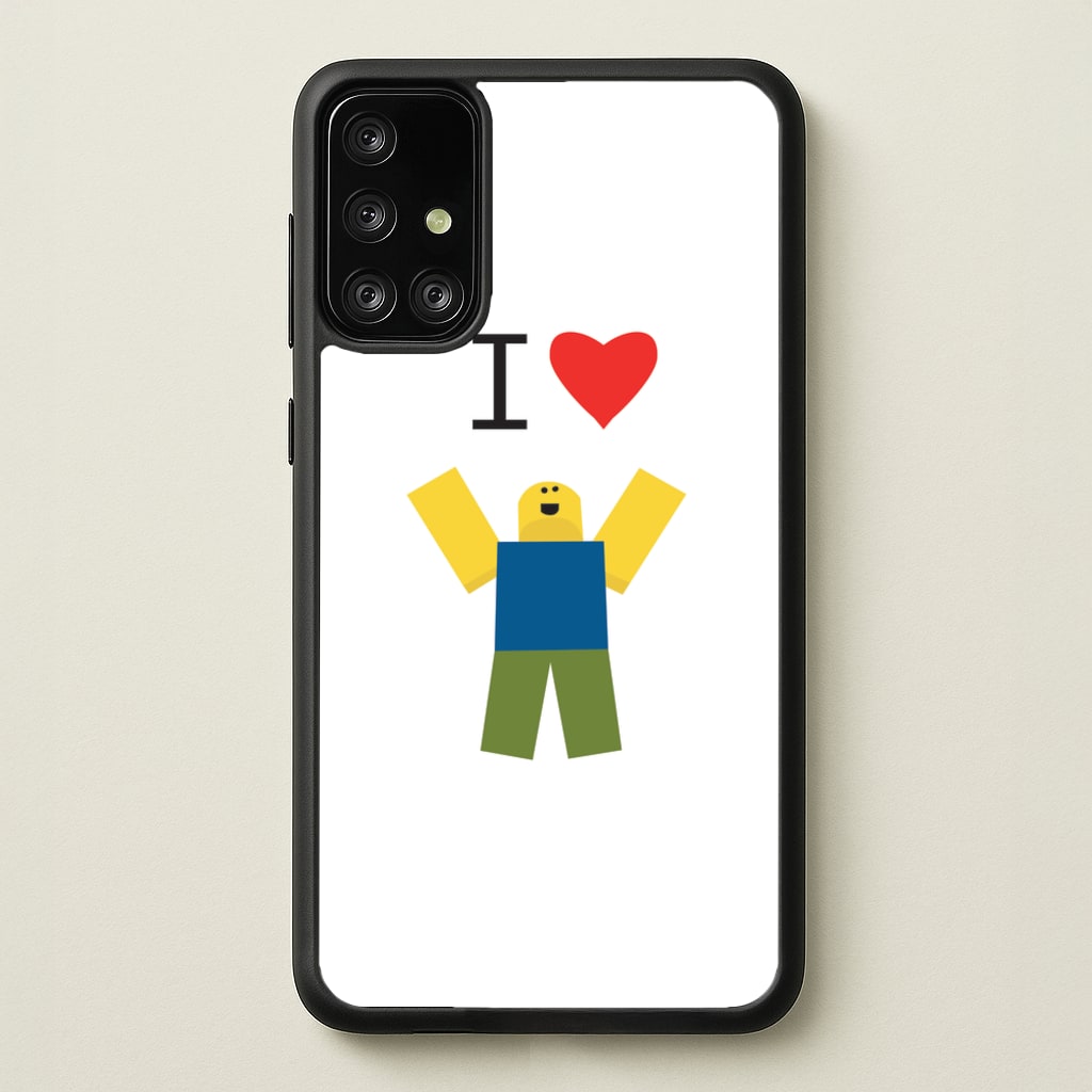 I love Blox Gaming - Roblox Phone Case for Galaxy A71