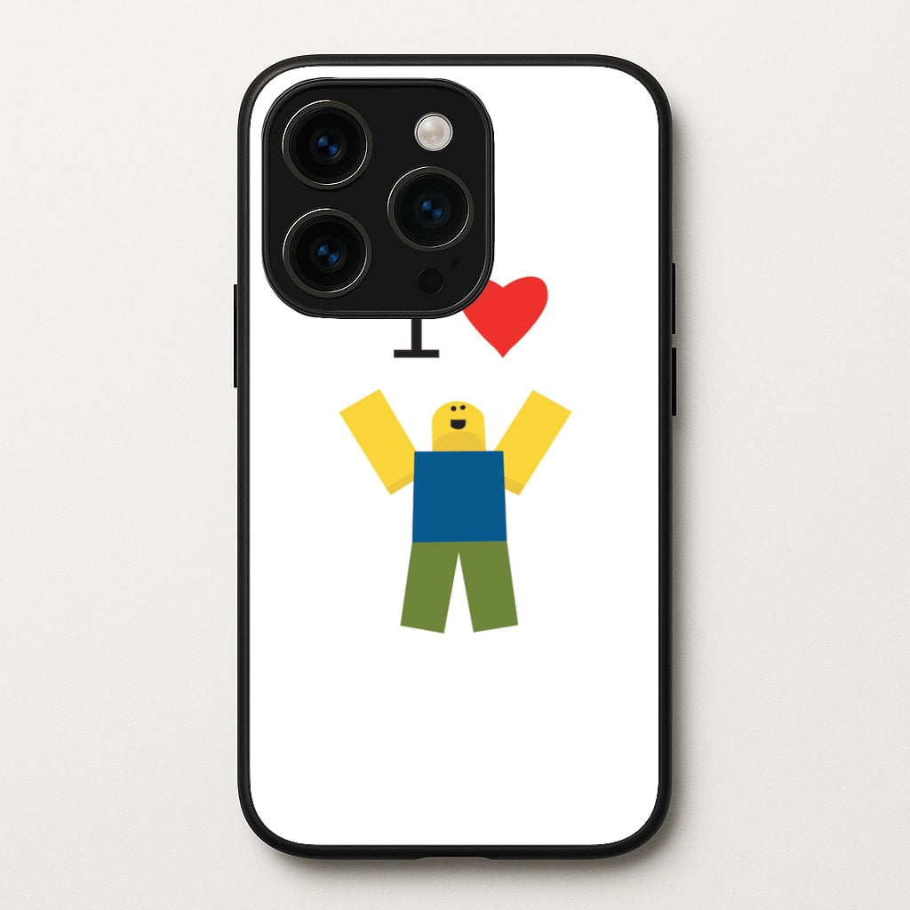 I love Blox Gaming - Roblox Phone Case for iPhone 15 Pro