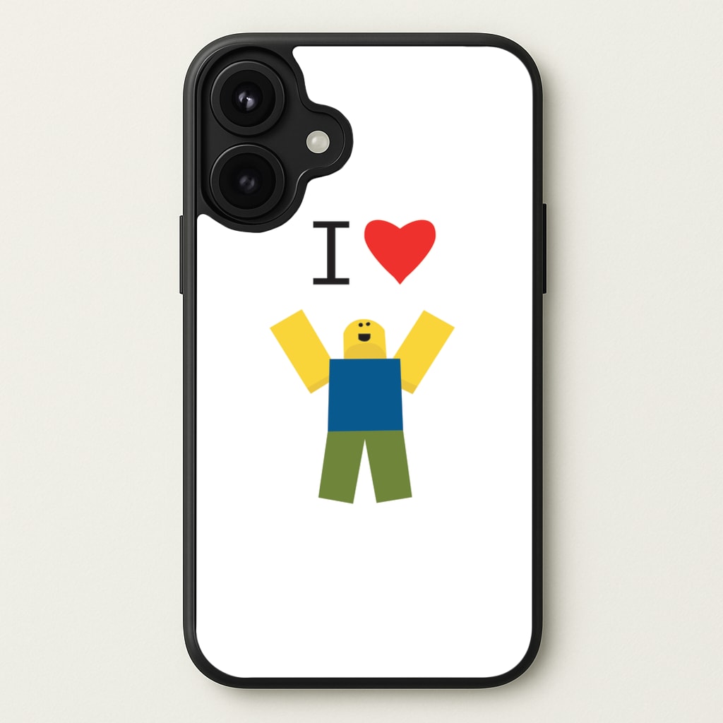 I love Blox Gaming Phone Case for iPhone 17