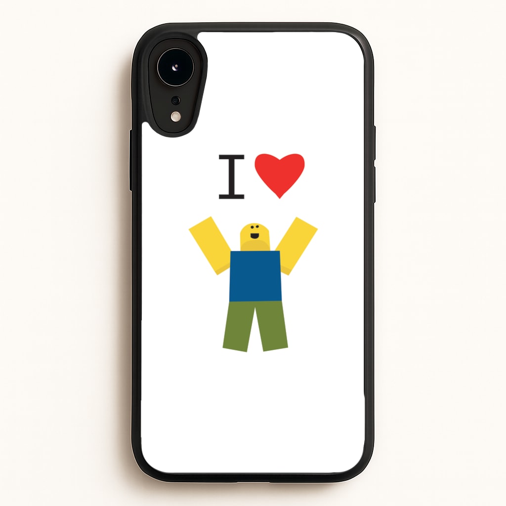 I love Blox Gaming - Roblox Phone Case for iPhone XR