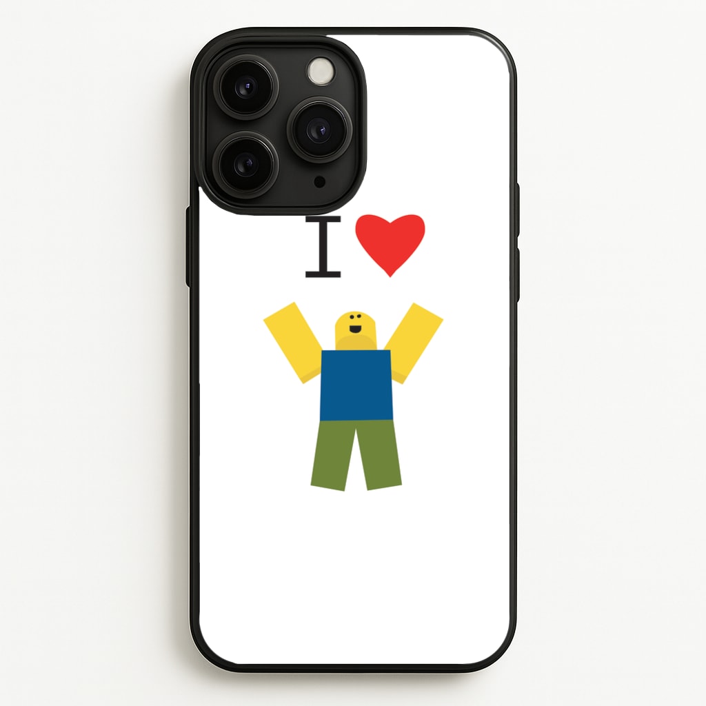 I love Blox Gaming - Roblox Phone Case for iPhone 11 Pro