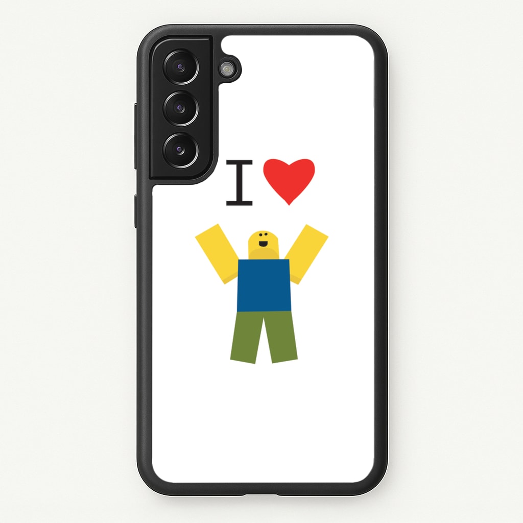 I love Blox Gaming - Roblox Phone Case for Galaxy S21FE