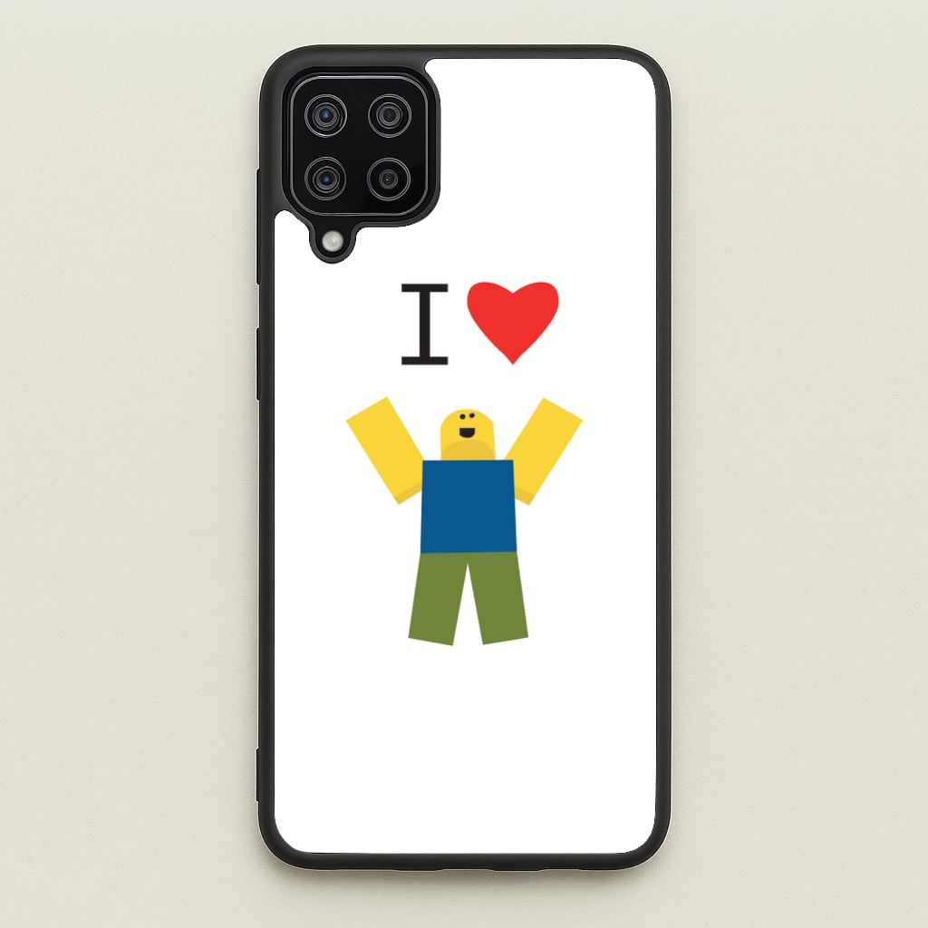 I love Blox Gaming - Roblox Phone Case for Galaxy A12