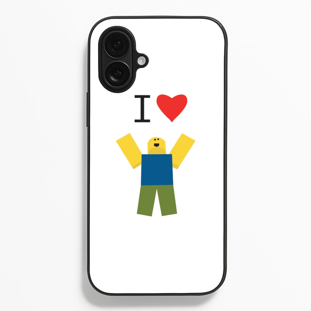 I love Blox Gaming - Roblox Phone Case for iPhone 16 Plus