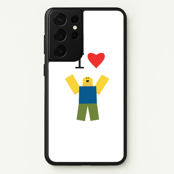 I love Blox Gaming - Roblox Phone Case for Galaxy S21 Ultra