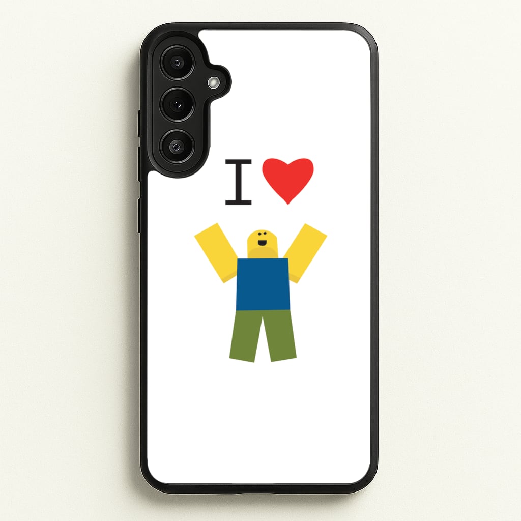 I love Blox Gaming - Roblox Phone Case for Galaxy A34