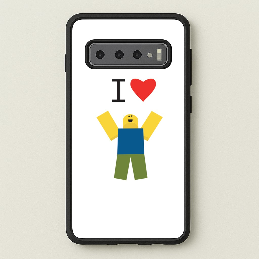I love Blox Gaming - Roblox Phone Case for Galaxy S10