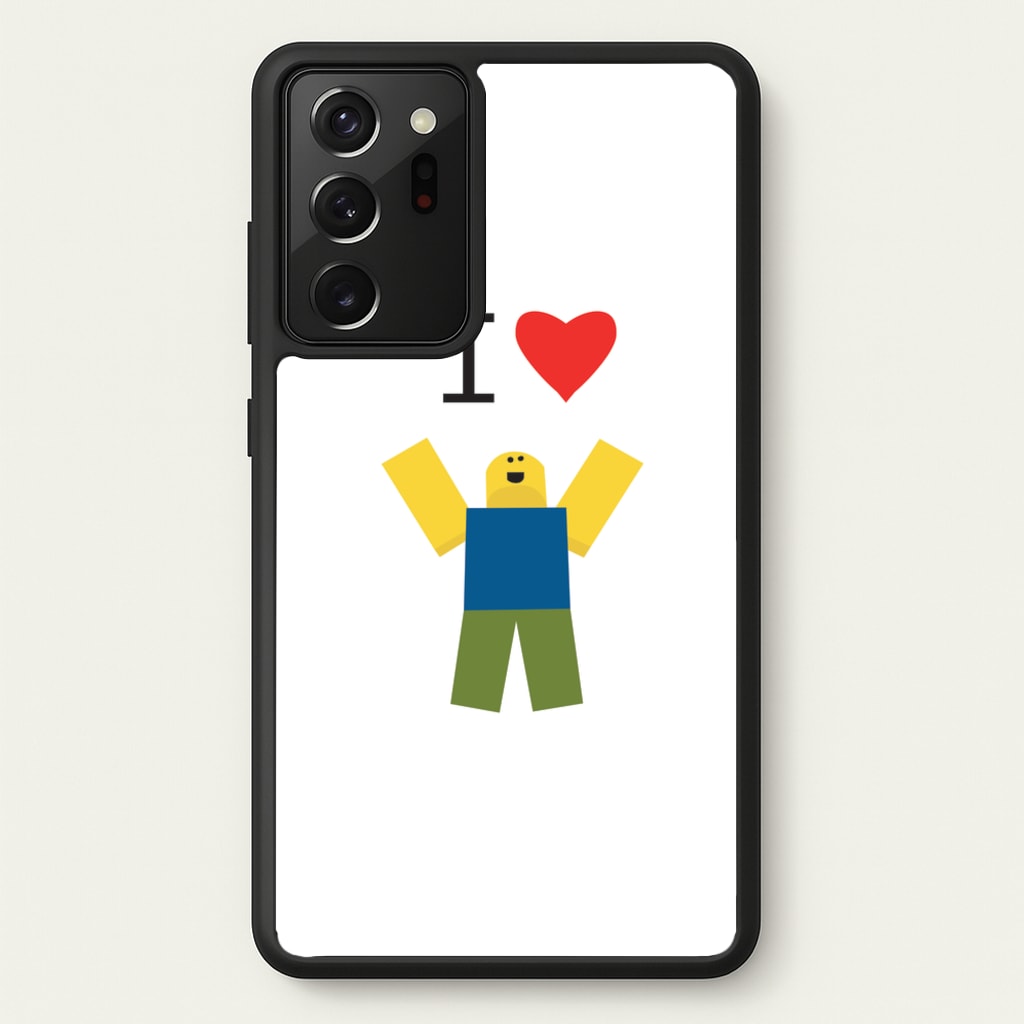 I love Blox Gaming - Roblox Phone Case for Galaxy Note 20 Ultra