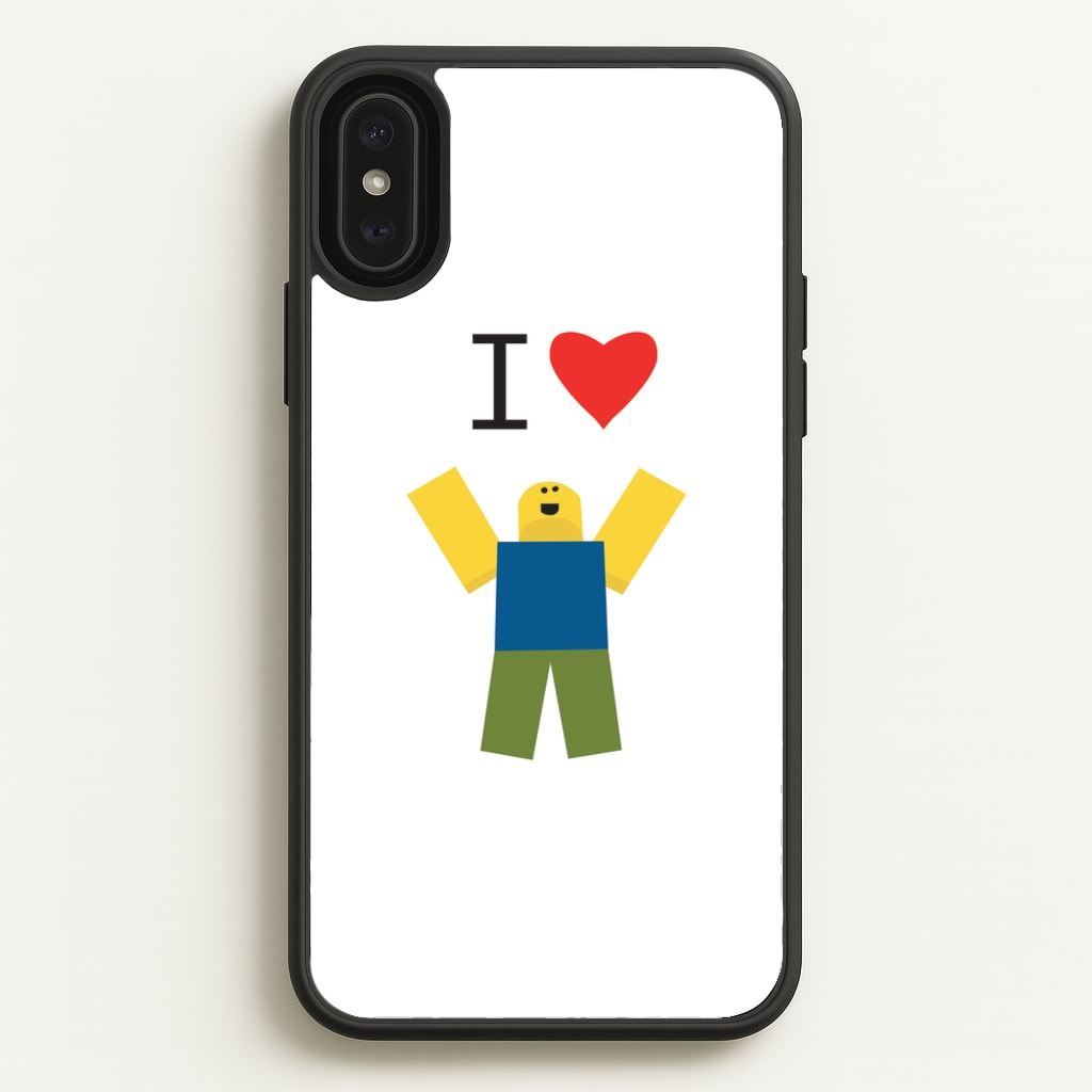 I love Blox Gaming - Roblox Phone Case for iPhone XS Max