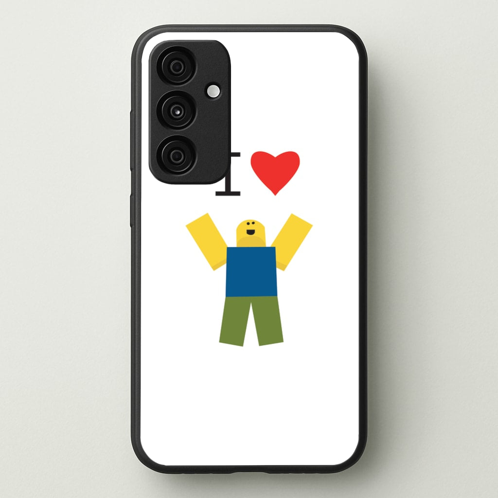 I love Blox Gaming - Roblox Phone Case for Galaxy A35