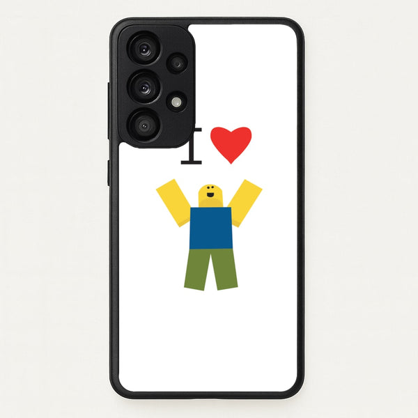 I love Blox Gaming - Roblox Phone Case for Galaxy A53