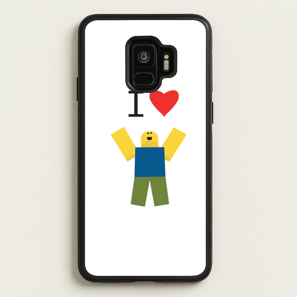 I love Blox Gaming - Roblox Phone Case for Galaxy S9