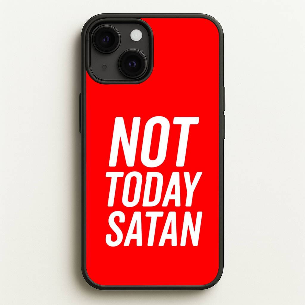 Red Not Today Satan - Drag Queen's Drag Race - RuPaul Phone Case for iPhone 13 Mini