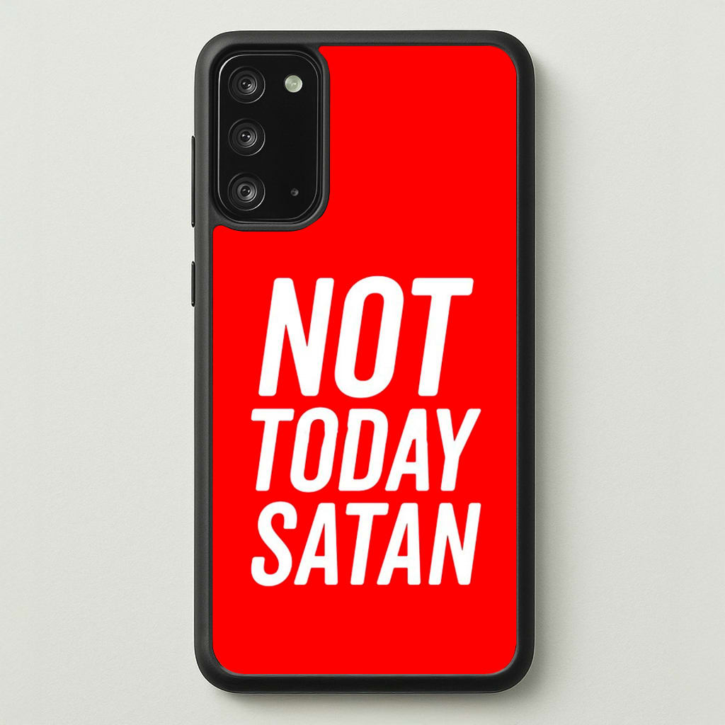 Red Not Today Satan - Drag Queen's Drag Race - RuPaul Phone Case for Galaxy Note 20